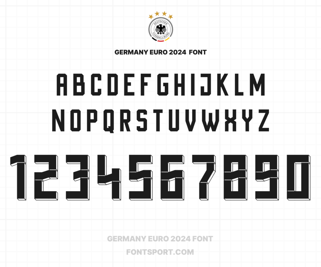 Germany euro 2024 font download high quality font with otf ttf and