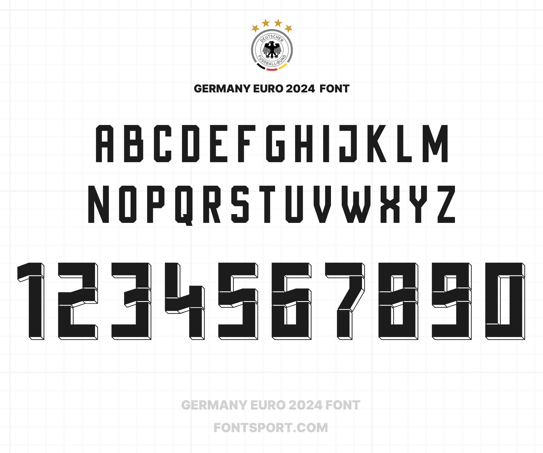 GERMANY EURO 2024 FONT Download high quality font with OTF, TTF, and