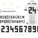 Germany Euro 2024 Font Jersey Football Mockup