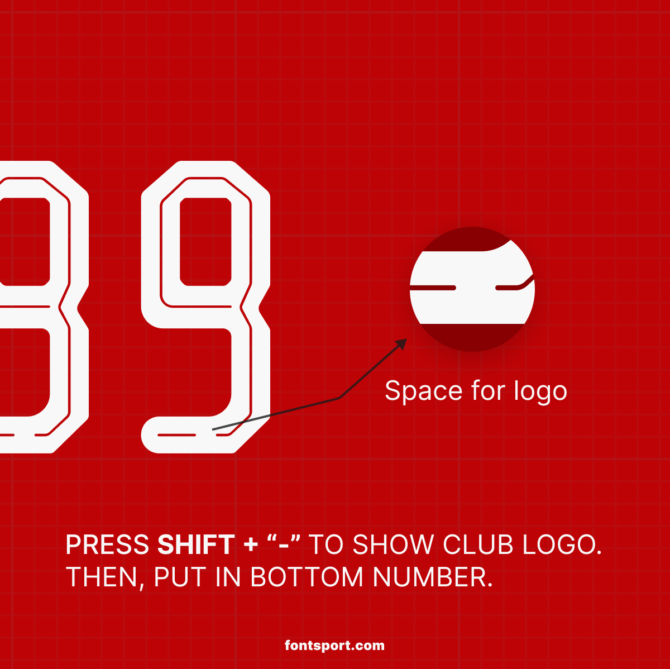 AC Milan 2024/2025 Font - Logo Included. Easily toggle the AC Milan-inspired logo with SHIFT + [-]. The font is perfect for creating official-looking football merchandise and digital designs. Available in vector formats.