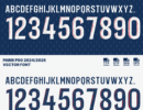 Paris Saint-Germain 2024/2025 Vector Football Font - PSG-Inspired Typeface for Football Jerseys and Design Projects. Available in TTF, OTF, SVG, and EPS formats. Ideal for creating official team kits, sports merchandise, and digital media. Bold, modern font showcasing the iconic Paris Saint-Germain style, perfect for football enthusiasts and designers.