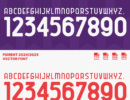 Fiorentina 2024/2025 Vector Football Font - Fiorentina-Inspired Typeface for Football Jerseys and Design Projects. Available in TTF, OTF, SVG, and EPS formats. Ideal for creating official team kits, sports merchandise, and digital media. Bold, modern font showcasing the iconic Fiorentina style, perfect for football enthusiasts and designers.