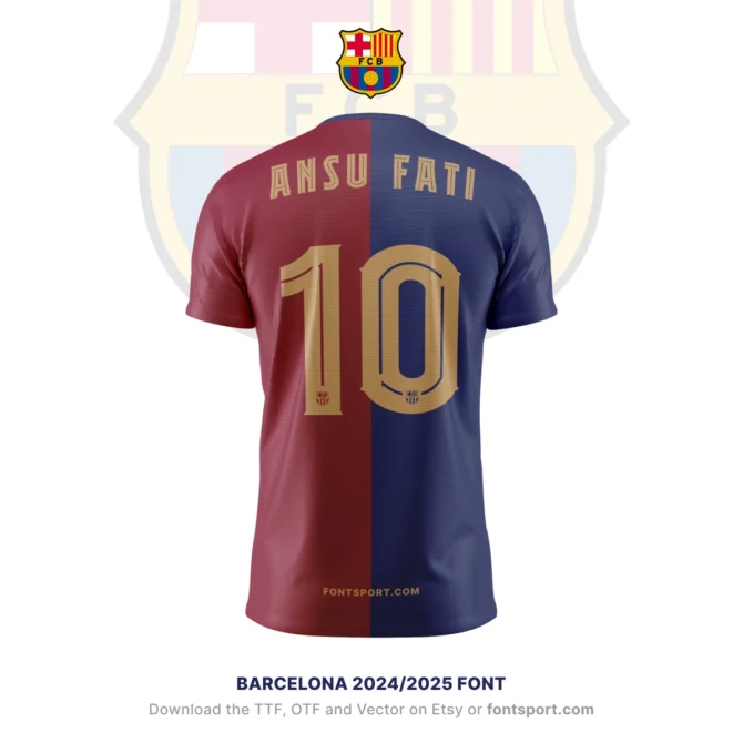 BARCELONA 2024/2025 FONT