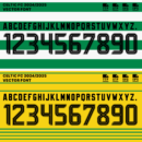 Celtic Football Club 2024/2025 vector font, including full alphabet and numbers, available in TTF, OTF, SVG, and EPS formats for football jersey design.