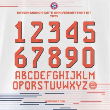 Bayern Munich 2025/2026 Font Kit - Bundesliga