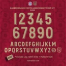 Bayern Munich Font Kit Anniversary 125th 2025