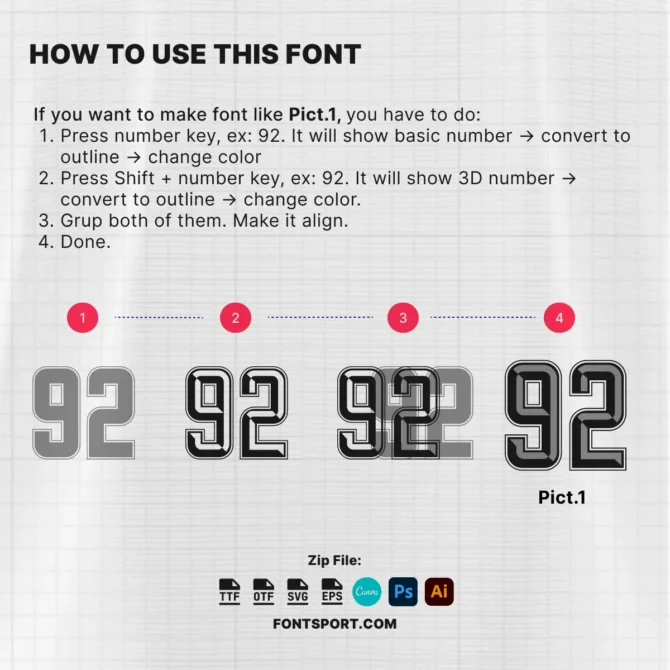 Crystal Palace 2024/2025 Font
