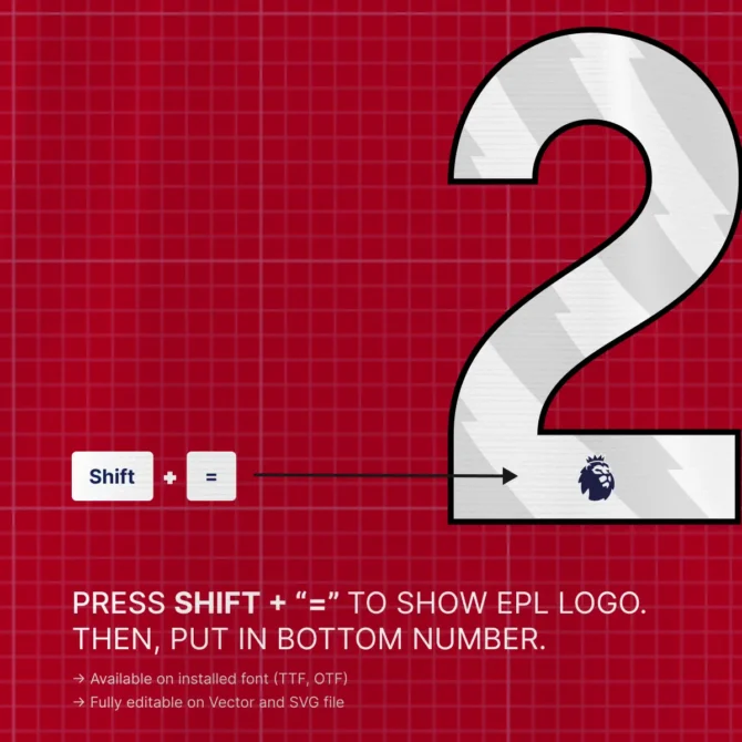 Insert EPL Lion Logo in Manchester United EPL Font – Keyboard Shortcut Guide