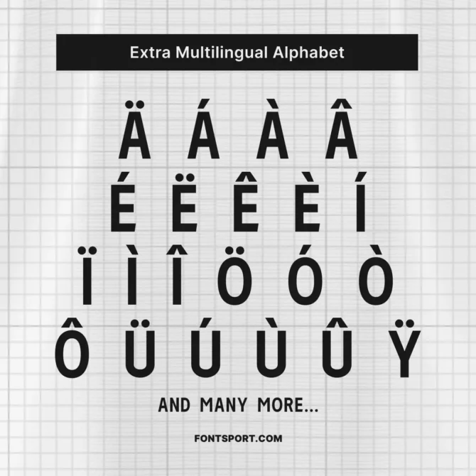 Manchester United EPL Font Kit – Multilingual Alphabet Support with Accented Characters
