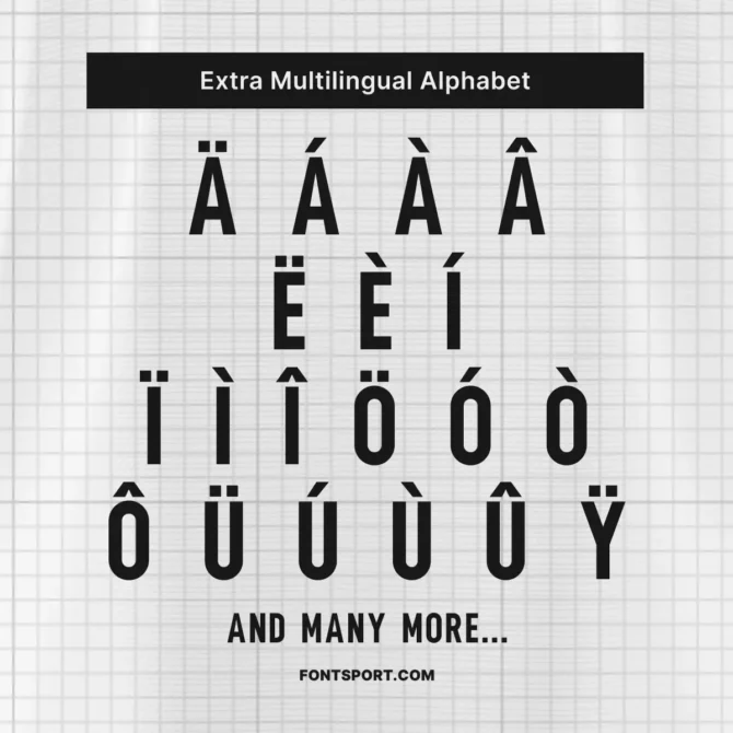 Multilingual character support in River Plate 2025/2026 Font – accented letters for Latin-based international languages