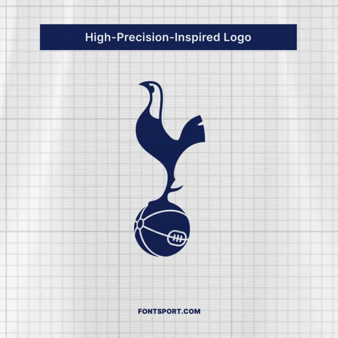 Tottenham Hotspur 2025/2026 Font Logo – High-precision vector logo of Spurs included in the font kit package.
