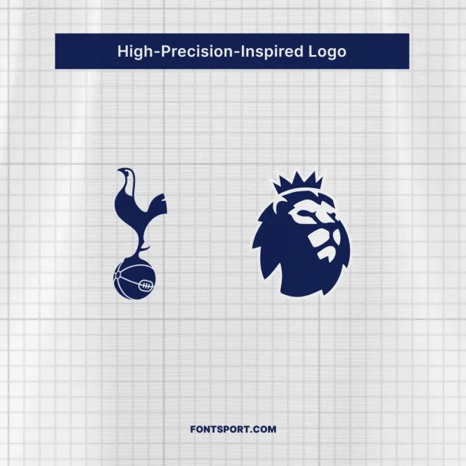 Tottenham Hotspur and EPL Logo Vector Icons – High-Precision Font Elements