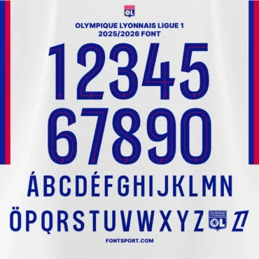 Olympique Lyonnais 2025/2026 Font Kit
