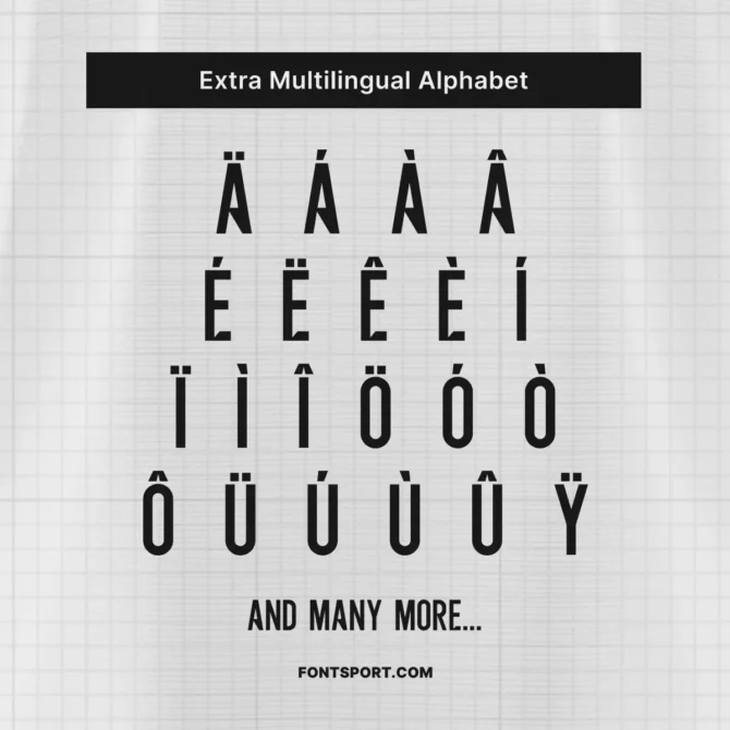 Borussia Dortmund 2025/2026 Bundesliga font multilingual alphabet set with accented characters for global player names.