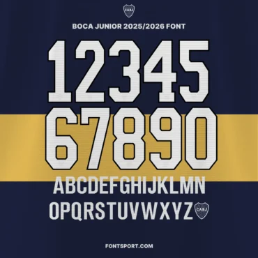 Boca Juniors 2025/2026 Font Kit