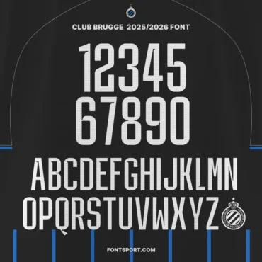 Club Brugge 2025/2026 Font Kit