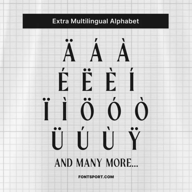 Primieira League 2025/2026 Font Kit multilingual alphabet support with diacritics – OTF TTF SVG EPS download
