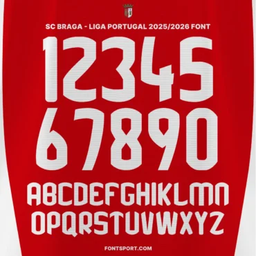 SC Braga 2025/2026 Font Kit