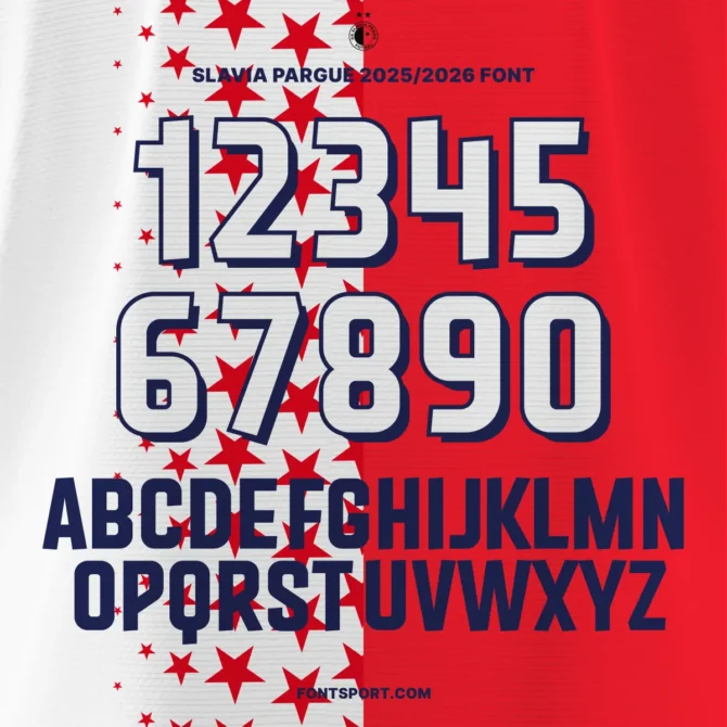 Slavia Praha 2025/2026 Font Kit