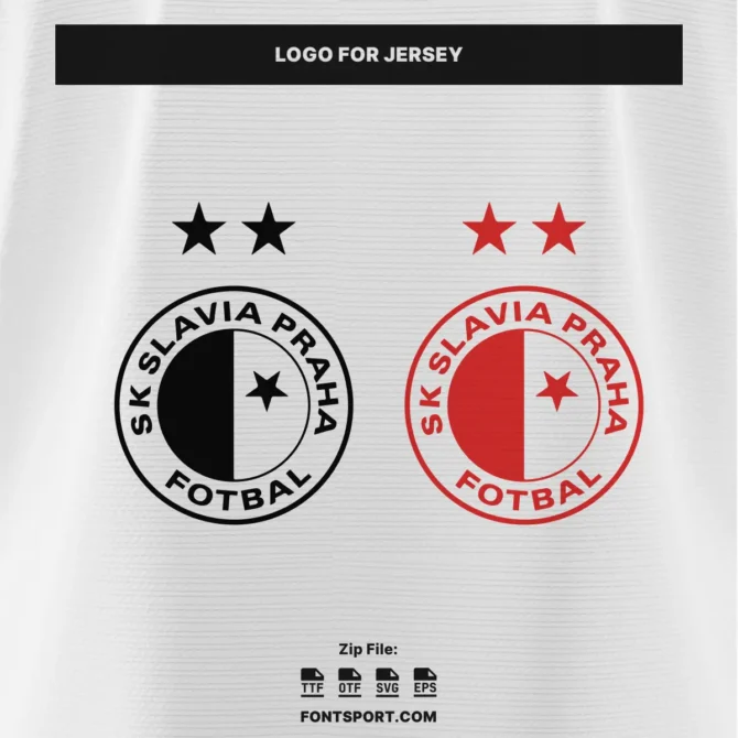Slavia Praha 2025/2026 Font Kit