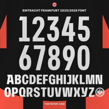 Eintracht Frankfurt 2025/2026 Font Kit