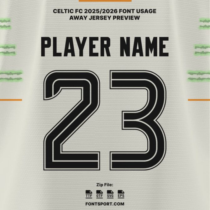 Celtic FC 2025/2026 Font Kit