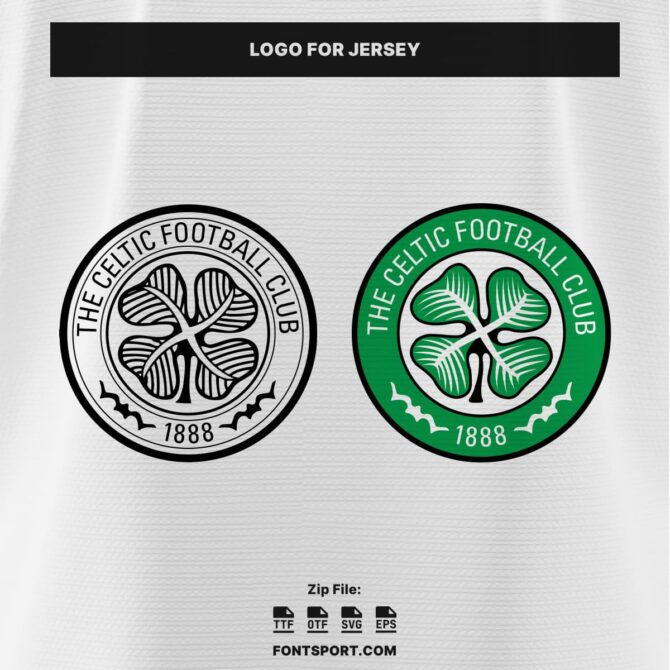 Celtic FC – UCL 2025/2026 Font Kit