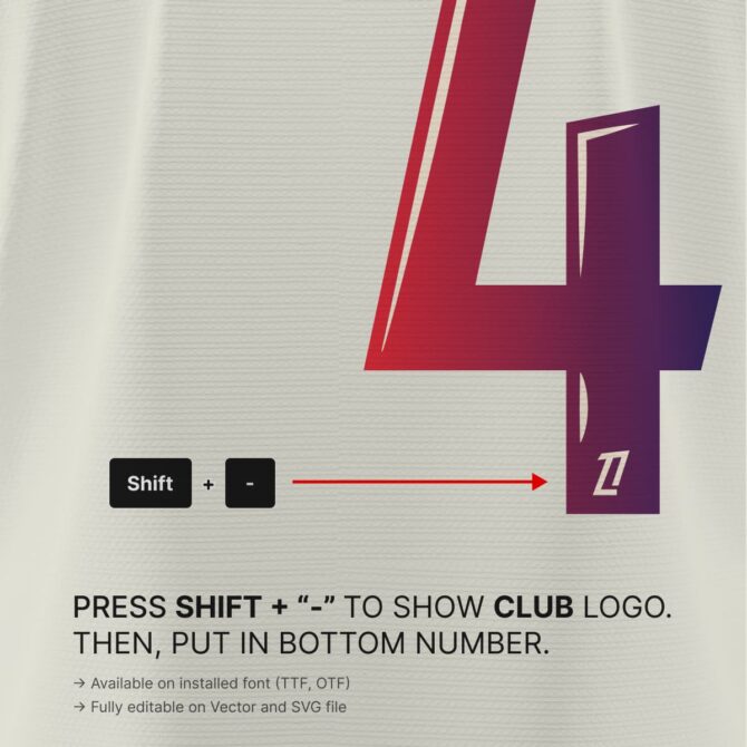 LOSC Lille 2025/2026 Font Kit