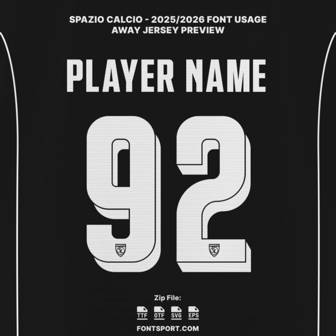 Spazio Calcio 2025/2026 Font Kit – Serie B