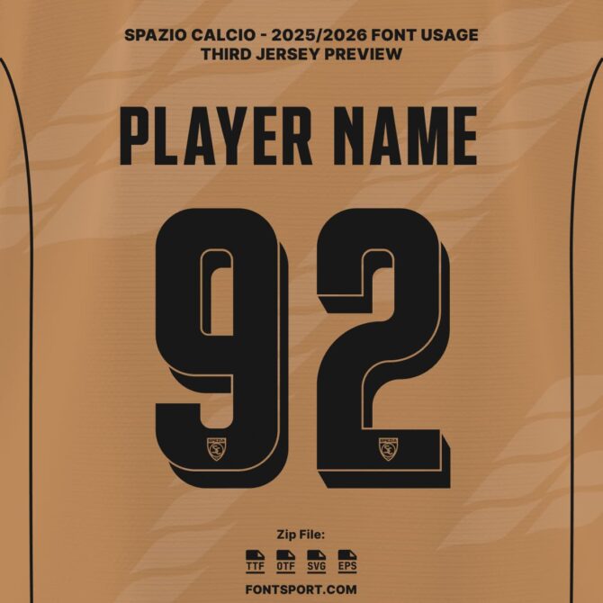Spazio Calcio 2025/2026 Font Kit – Serie B