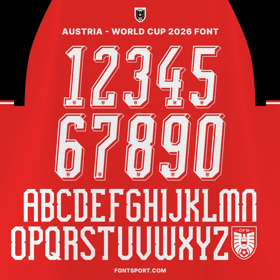 Austria World Cup 2026 Font Kit