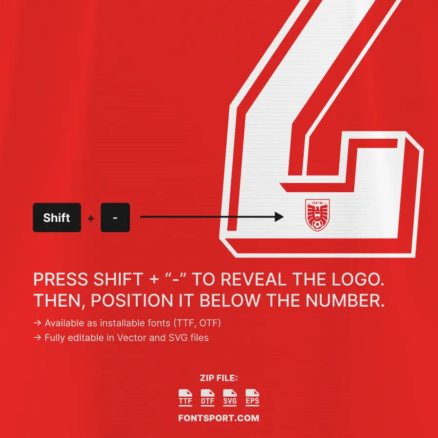 Austria World Cup 2026 Font Kit