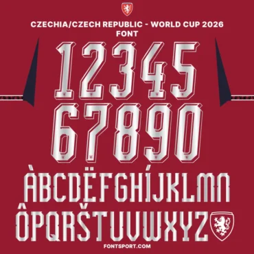 Czechia World Cup 2026 Font Kit