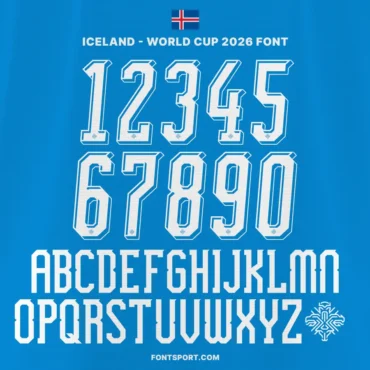 Iceland World Cup 2026 Font Kit