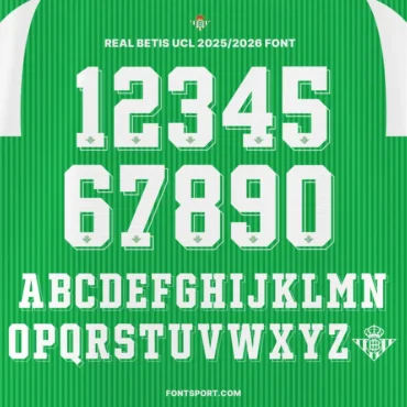 Real Betis - UCL 2025/2026 Font Kit