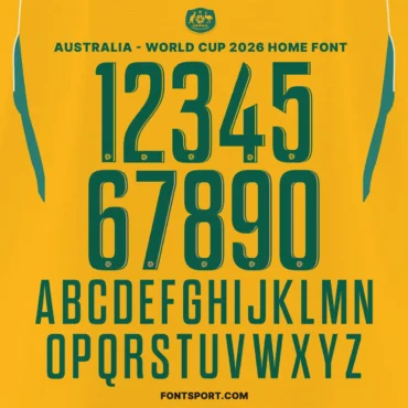 Australia - World Cup 2026 Home Font Kit