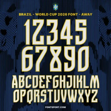 Brazil - World Cup Away 2026 Font Kit
