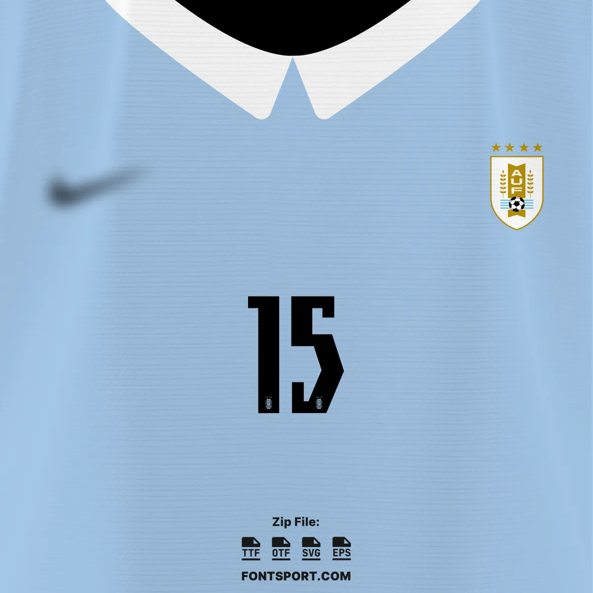 Uruguay - World Cup 2026 Font Kit