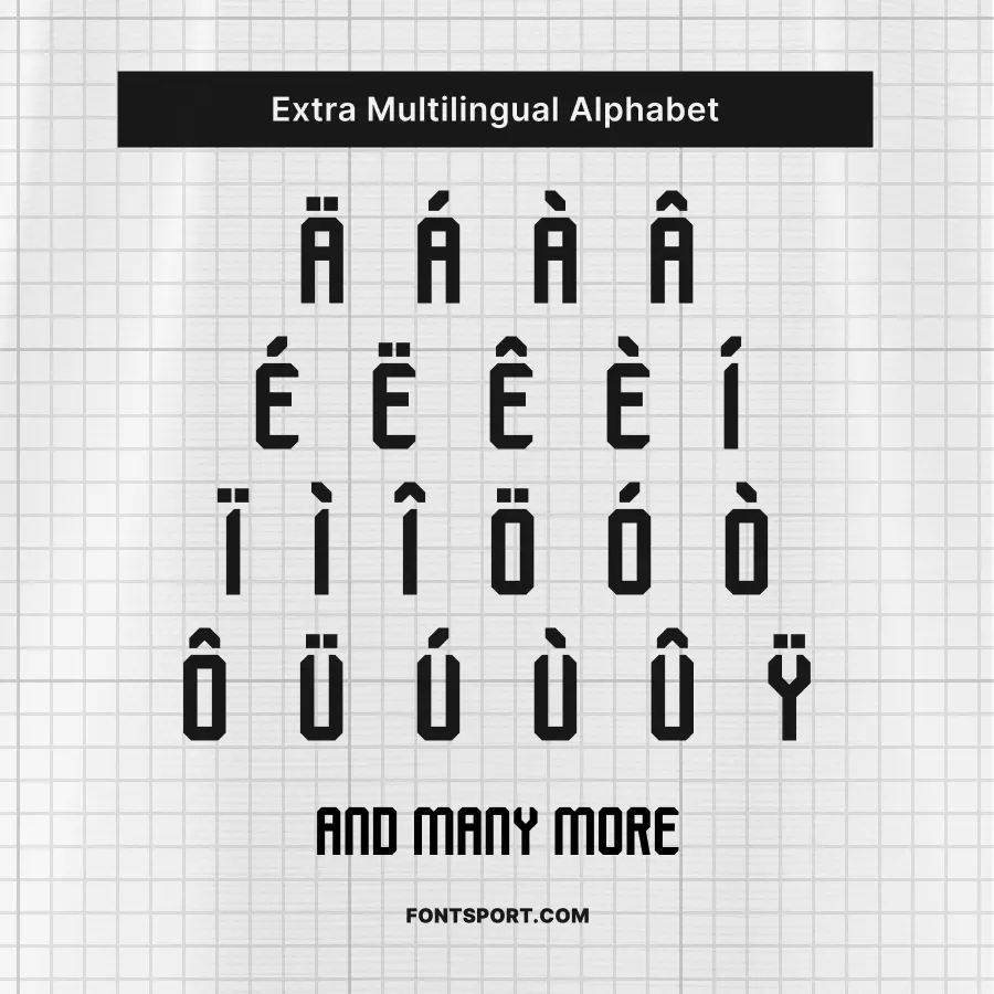 South Africa - World Cup 2026 Away Font Kit