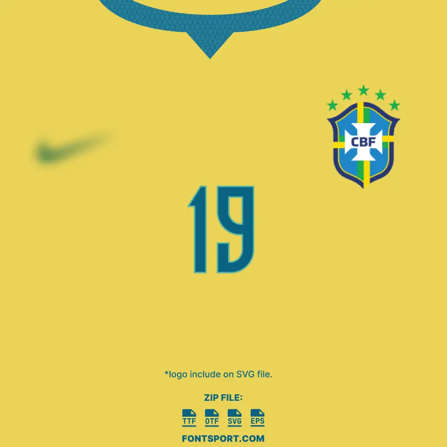 Brazil - World Cup 2026 Home Font Kit