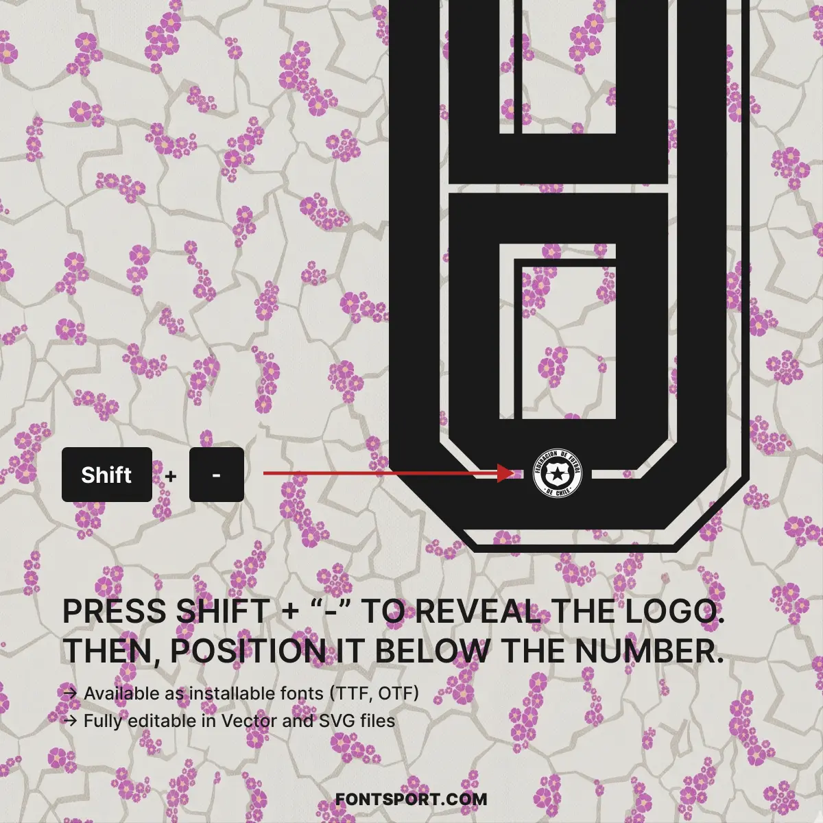 Chile national team logo integration on 2026 World Cup away font numbers tutorial