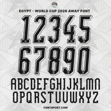 Egypt - World Cup 2026 Away Font Kit