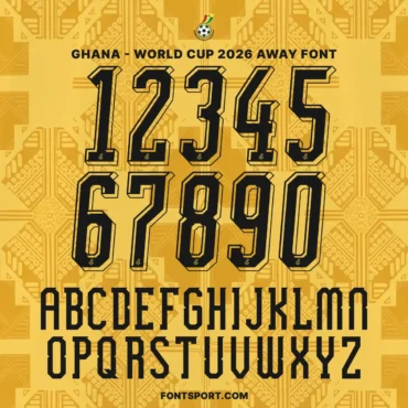 Ghana - World Cup 2026 Away Font Kit
