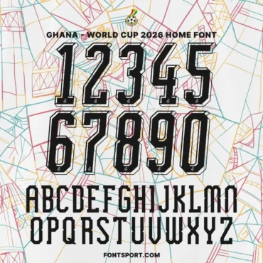 Ghana - World Cup 2026 Home Font Kit