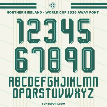 Northern Ireland - World Cup 2026 Away Font Kit