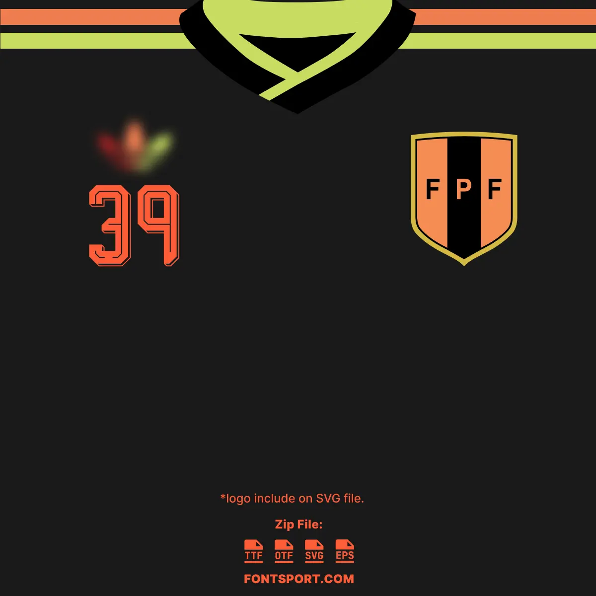 Peru 2026 World Cup away kit front jersey number 39 and FPF team crest