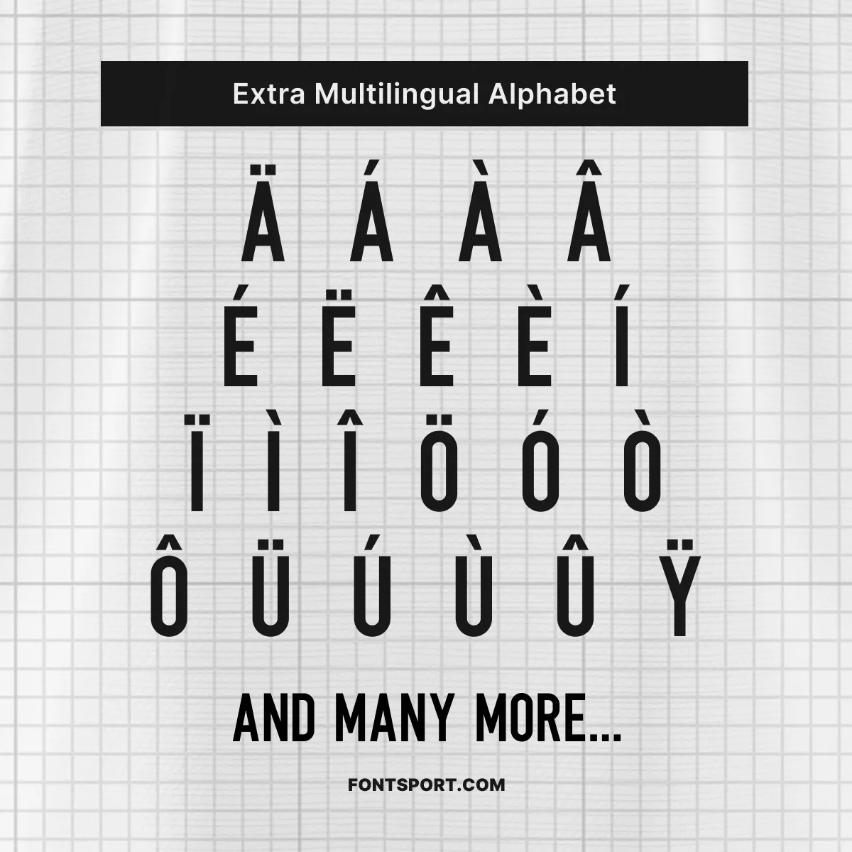 Poland World Cup 2026 away font kit – multilingual character support preview with accented letters