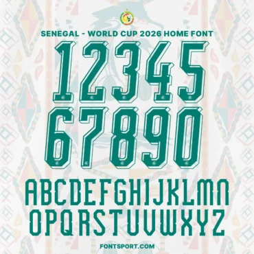 Senegal - World Cup 2026 Home Font Kit