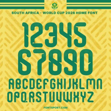 South Africa - World Cup 2026 Home Font Kit