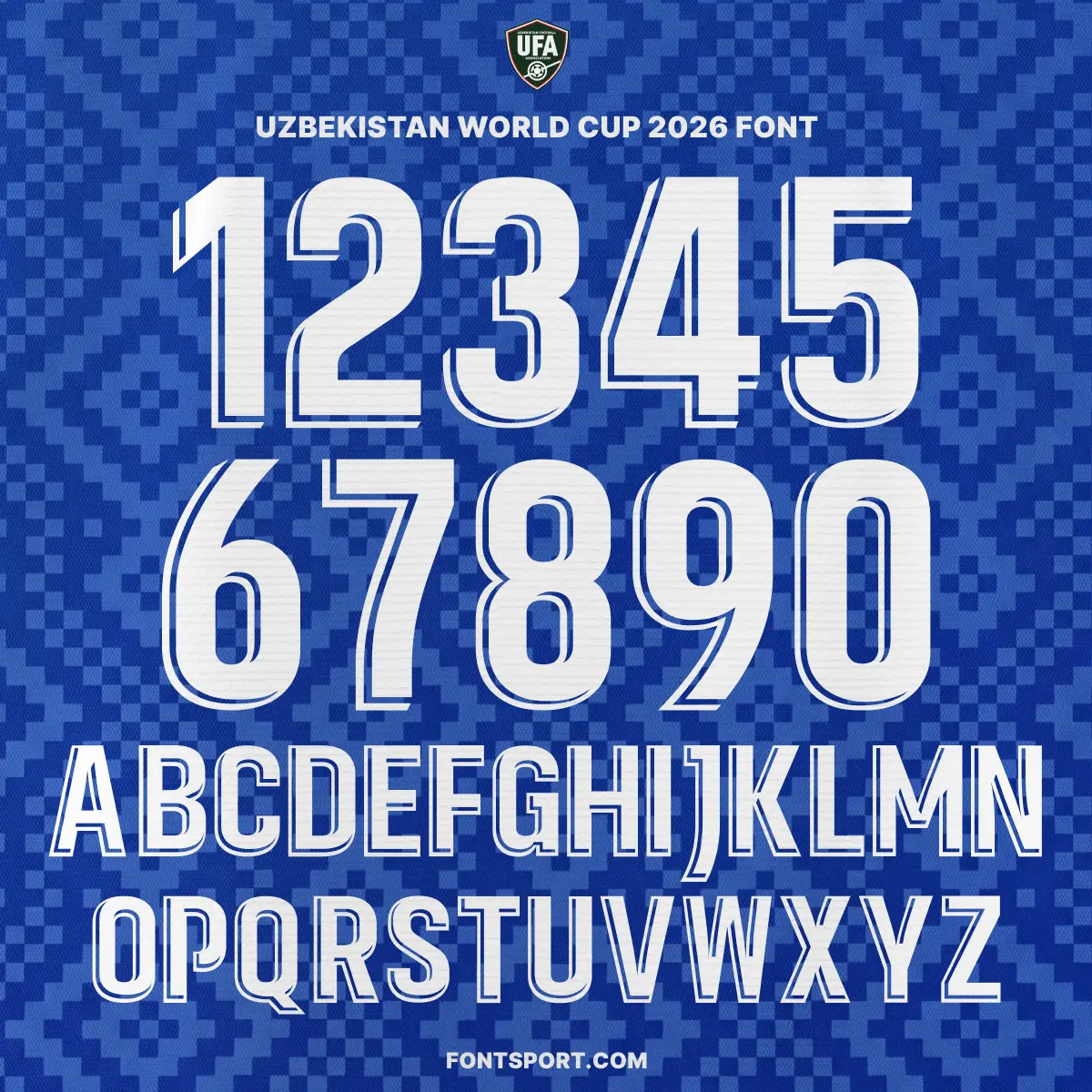 Uzbekistan – World Cup 2026 Font Kit